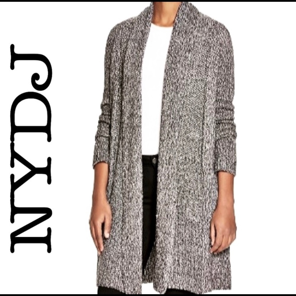 NYDJ Metallic Gray Cardigan - Picture 2 of 8